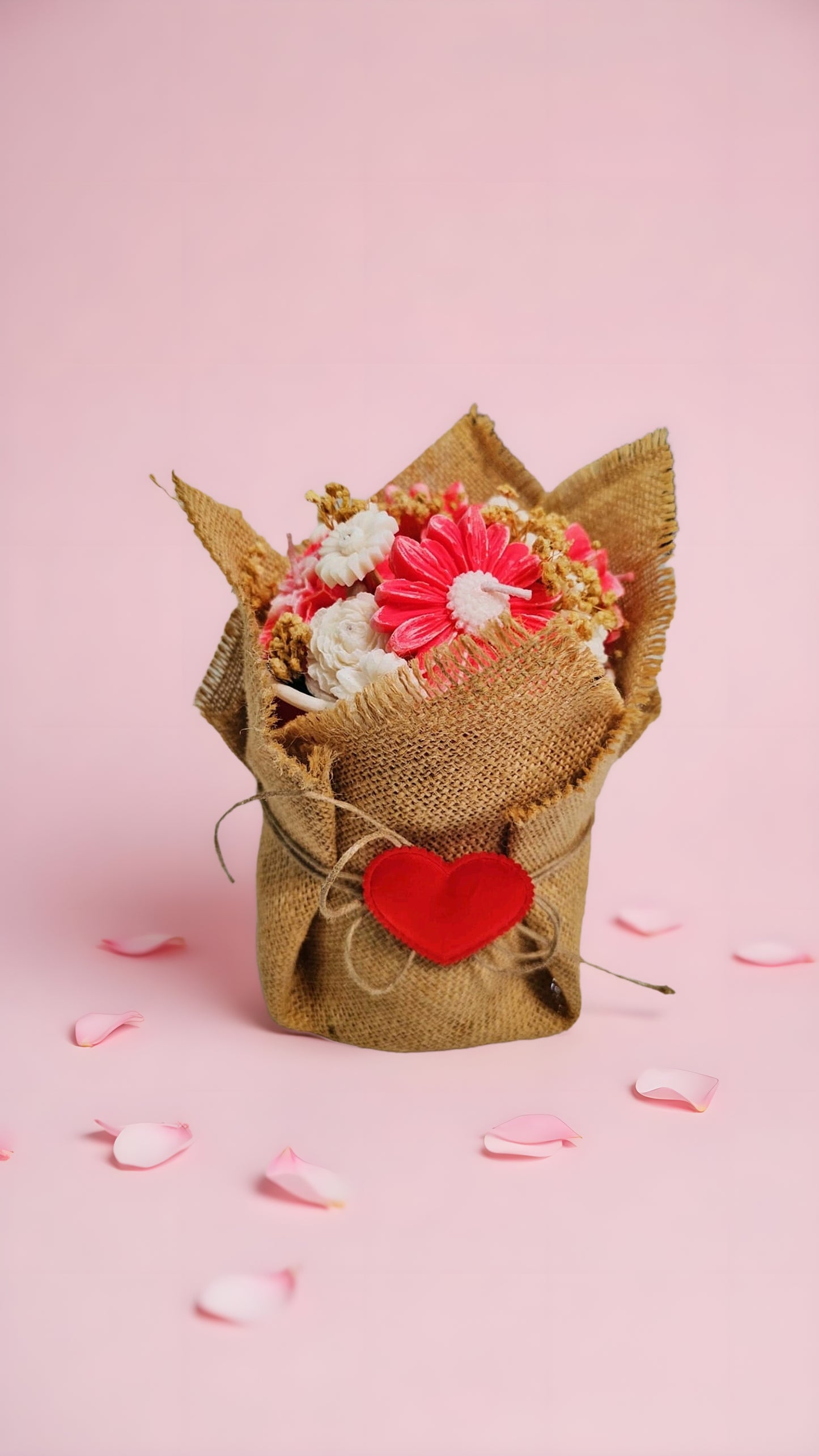 Flower Candle Bouquet – A Gift That Blooms & Glows