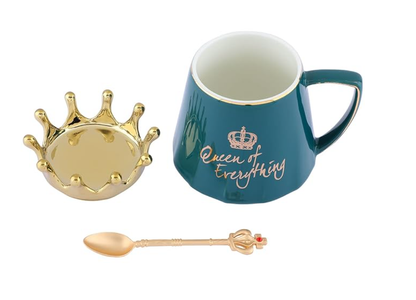 Queen’s Glow Hamper – Mug, Sunflower, Candle & Butterfly Clips - Gifttohampers