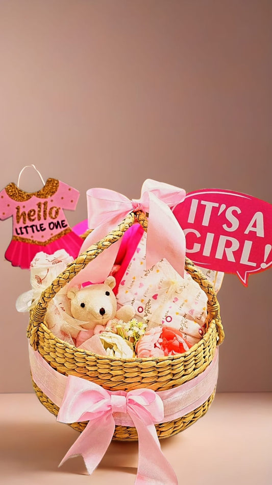 Little Princess Hamper – New Born Baby Girl Gift - Gifttohampers