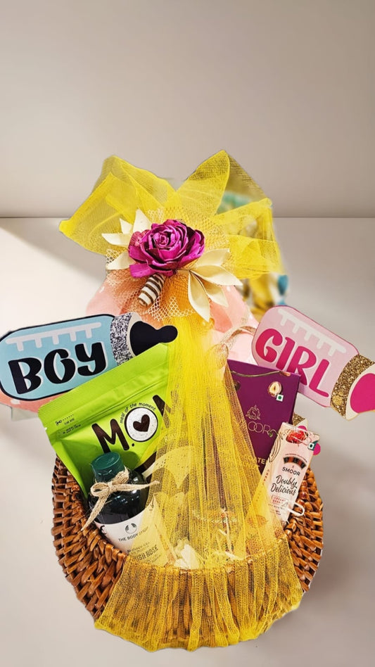 Blissful Beginnings Hamper – Baby Shower & Mom-to-Be Gift - Gifttohampers