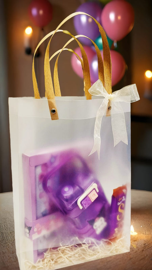 New Cartoon Dual Sipper Water Bottle Gift Bag 🎁 | Kids Birthday Return Hamper - Gifttohampers